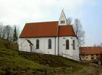 Kreen, Pfarrkirche St. Stephan, sp�tgotischer Saalbau von 1506 (06.03.2014)