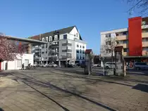 Senden, H�user und historisches Tor am Kirchplatz (24.03.2022)