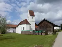 Dietring, Pfarrkirche Maria Opferung, sp�tgotische Saalkirche, erbaut im 15. Jahrhundert (23.04.2017)