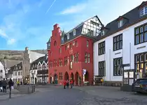 Rathaus in Bad M�nstereifel an der Marktstrasse - 09.03.2024