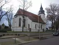 Arheilgen, evangelische Auferstehungskirche, erbaut von 1477 bis 1482, sp�tgotische Saalkirche (25.12.2019)