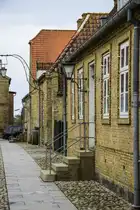 H�user am Graf Zinzendorfs Platz in der Kleinstadt Christiansfeld in Nordschleswig (S�nderjylland). Alle historischen H�user in Christiansfeld sind mit gelben Ziegeln aus den Ziegeleien an der Flensburger F�rde gebaut.Aufnahme: 18. M�rz 2024.
Aufnahme: 18. M�rz 2024.
