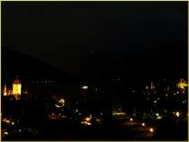 Am 02.08.08 um 21.50 Uhr hat das letzte Schiff die Anlegestelle in Spiez verlassen und f�hrt in Richtung Faulensee. (Jeanny)