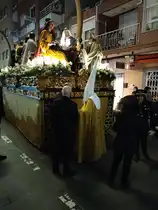 Semana Santa 2024, Nuestro Padre Jesus en la Ultima y Sagrada Cena, Torrevieja, 29.03.2024.
Heilige Woche in Spanien, Jesus beim letzten Abendessen mit den zw�lf Aposteln.