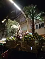 Semana Santa 2024, Nuestro Padre Jes�s en la Oraci�n del Huerto de los Olivos, Torrevieja, 29.03.2024.
Heilige Woche in Spanien, Jesus beim Gebet im Garten am �lberg.