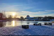 Ein frostiger Liegeplatz – am Sophienhafen in Halle (Saale).

🕓 20.1.2024 | 15:40 Uhr