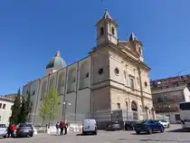 Acri, Basilika Sant Angelo d´Acri, erbaut von 1893 bis 1898 durch den r�mischen Architekten Guido Quercioli (07.04.2024)