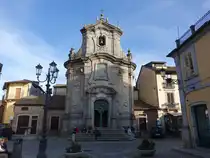 Serra San Bruno, Pfarrkirche St. Maria dei Sette Dolori, erbaut 1721 durch den Architekten Biagio Scaramuzzino (09.04.2024)