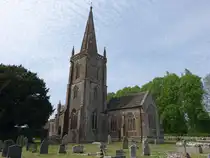 Trent, Pfarrkirche St. Andrew, erbaut im 14. Jahrhundert (11.05.2024)