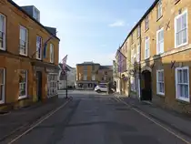 Ilminster, H�user am Cornhill Platz, Somerset (12.05.2024)
