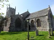 Bere Regis, Pfarrkirche St. John, erbaut im 12. Jahrhundert (12.05.2024)