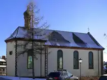 St.Peter im Schwarzwald, die Ursulakapelle, erbaut 1690, Jan.2024