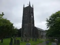 Kilkhampton, Pfarrkirche St. James, erbaut im 15. Jahrhundert (14.05.2024)