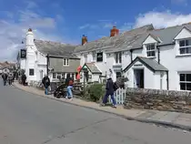 Tintagel, H�user in der Fore Street, Cornwall (14.05.2024)