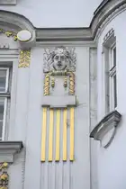 Jugendstil in der N�he von der Wiener Hofburg. Aufnahme: 18. Mai 2024.