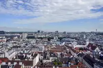 Blick vom S�dturm des Wiener Stephansdom in Richtung S�d-S�dost. Aufnahme: 18. Mai 2024.