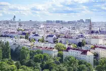 Blick vom Wiener Riesenrad �ber �ber Wien in s�dwestlicher Richtung. Aufnahme: 19. Mai 2024