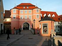 Stadttor in Donauw�rth im Abendlicht - September 2005.