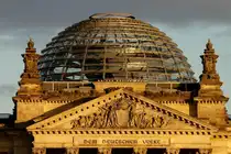 Kuppel des Bundestagsgeb�ude in Berlin, November 2017