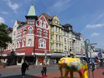 Hamm, H�user in der Martin Luther Stra�e (07.06.2024)