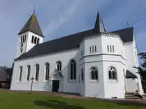 Walstedde, Pfarrkirche St. Lambertus, Langhaus erbaut 1740, erweitert 1883 (07.06.2024)