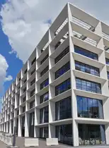 Moderne Geb�ude in Esch Belval, aufgenommen 06.2024 