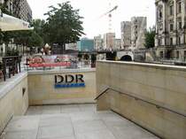 Blick zu den Resten des Palastes der Republik,
1. September 2008