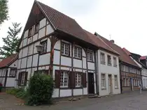 Warendorf, Fachwerkh�user in der Klosterstra�e (04.06.2024)