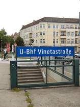 Berlin-Pankow, am U-Bahnhof Vinetastra�3,
1. September 2008
