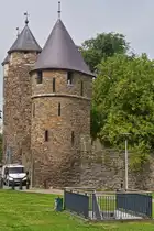 Wehrt�rme an der Stadtmauer in Maastricht. 07.2024