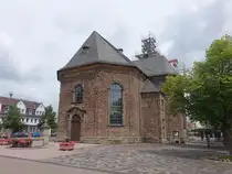 Bad Arolsen, evangelische Stadtkirche, erbaut von 1735 bis 1787 nach Pl�nen von Julius Ludwig Rothweil (31.05.2024)