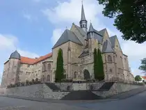 Warburg, Kloster St. Jacob von Sarug in der Klosterstra�e, erbaut im 19. Jahrhundert (31.05.2024)