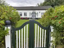 Das alte F�hrhaus in Sieseby an der Schlei. Aufnahme: 4. August 2024.