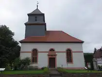 Niederlistingen, evangelische Kirche, erbaut 1821 (30.05.2024)