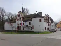 Windischleuba, Schloss, gegr�ndet 925, nach Brand 1632 Wiederaufbau bis 1886 durch den Freiherr von M�nchhausen (31.03.2024)