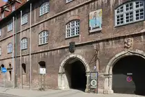 Eingang zum Polizeipr�sidium nahe dem Ulmer M�nster am 20. Juli 2024