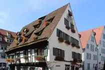 Das Hotel Schiefes Haus in Ulm in der  Schw�rhausgasse am 20. Juli 2024.