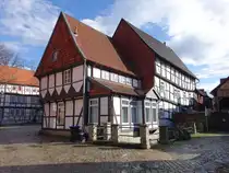 Hornburg, Fachwerkhaus am Friedrich Ebert Platz (23.03.2024)