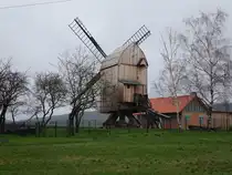 Sargstedt, Bockwindm�hle, erbaut 1842 (23.03.2024)