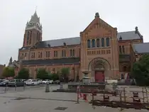 Bailleul, Pfarrkirche St. Vaast, erbaut ab 1932 im romanisch-byzantinischen Stil (06.09.2024)
