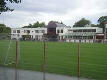 Das Trainingsgel�nde des FC Bayern in der S�bener Stra�e.