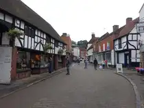 Godalming, historische Fachwerkh�user in der Church Street (07.09.2024)