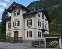 Wohnhaus aufgenommen bei einem Rundgang durch Mayrhofen. 08.2024