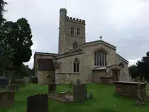 Long Crendon, Pfarrkirche St. Mary, erbaut im 13. Jahrhundert (10.09.2024)