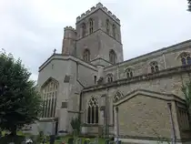 Thame, Pfarrkirche St. Mary, erbaut im 13. Jahrhundert durch den Bischof von Lincoln (10.09.2024)