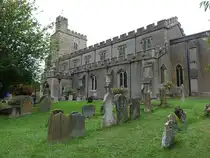 Waddesdon, Pfarrkirche St. Michael, erbaut im 12. Jahrhundert, 1863 restauriert durch den Architekten  J. Chatwin (10.09.2024)