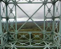 Blick vom  Josephskreuz  auf dem Auerberg �ber das Harzvorland am 01.10.2024.