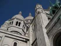 Die Basilika Sacr�-C�ur in Paris am 16.09.2008.
 Diese r�misch-katholische Wallfahrtskirche auf dem Montmartre im 18. Arrondissement von Paris wurde zwischen 1875 und 1914 errichtet. 