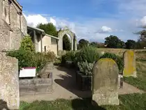 �berreste eines Torbogen der Wymondham Abbey (12.09.2024)