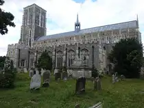 Southwold, Pfarrkirche St. Edmund, erbaut im 15. Jahrhundert (13.09.2024)